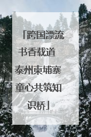 跨国漂流书香载道 泰州柬埔寨童心共筑知识桥