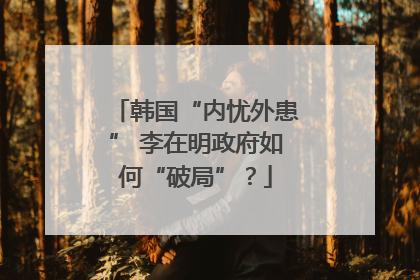 韩国“内忧外患” 李在明政府如何“破局”？