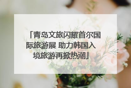 青岛文旅闪耀首尔国际旅游展 助力韩国入境旅游再掀热潮