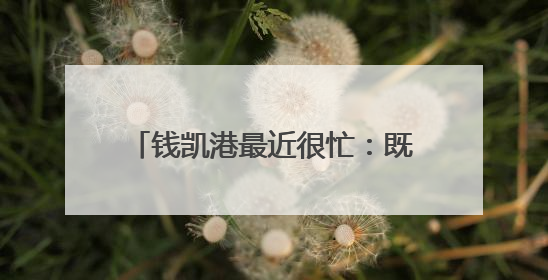 钱凯港最近很忙：既是“高考热点”，又是“高分考生”！