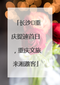 长沙⇌重庆提速首日，重庆文旅来湘邀客