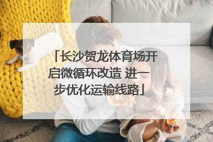 长沙贺龙体育场开启微循环改造 进一步优化运输线路