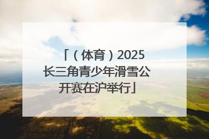 （体育）2025长三角青少年滑雪公开赛在沪举行