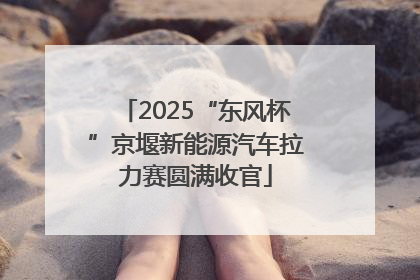 2025“东风杯”京堰新能源汽车拉力赛圆满收官