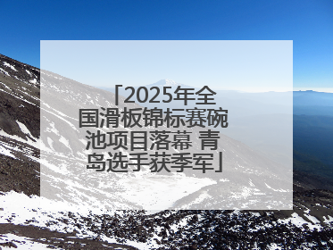 2025年全国滑板锦标赛碗池项目落幕 青岛选手获季军
